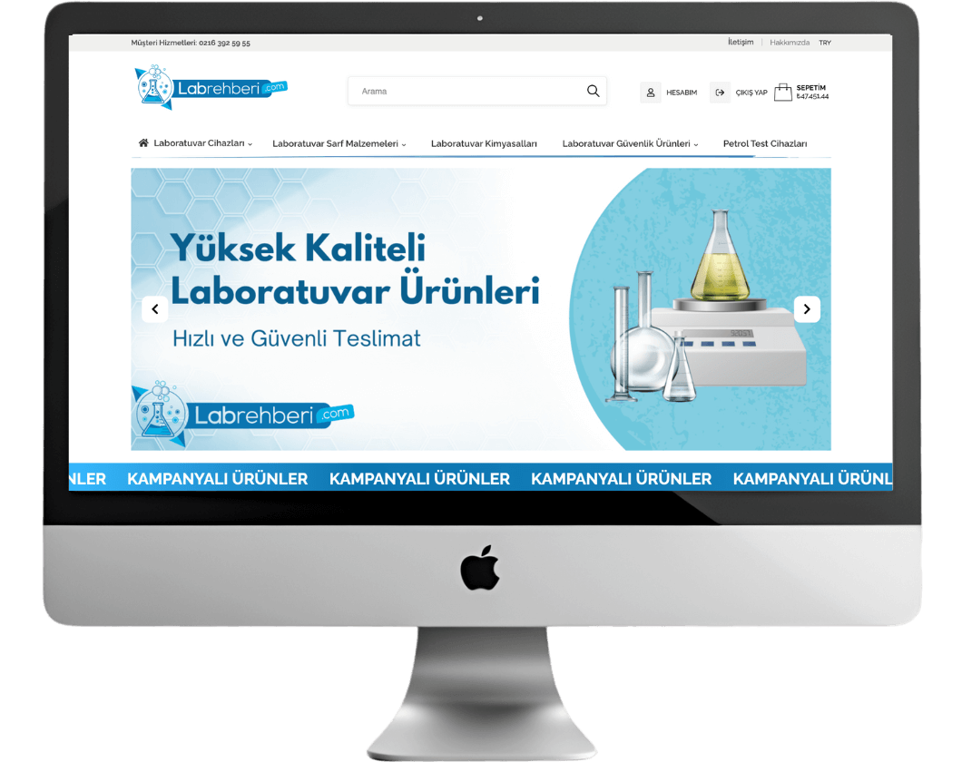 labrehberi.com Ticimax profesyonel tasarım