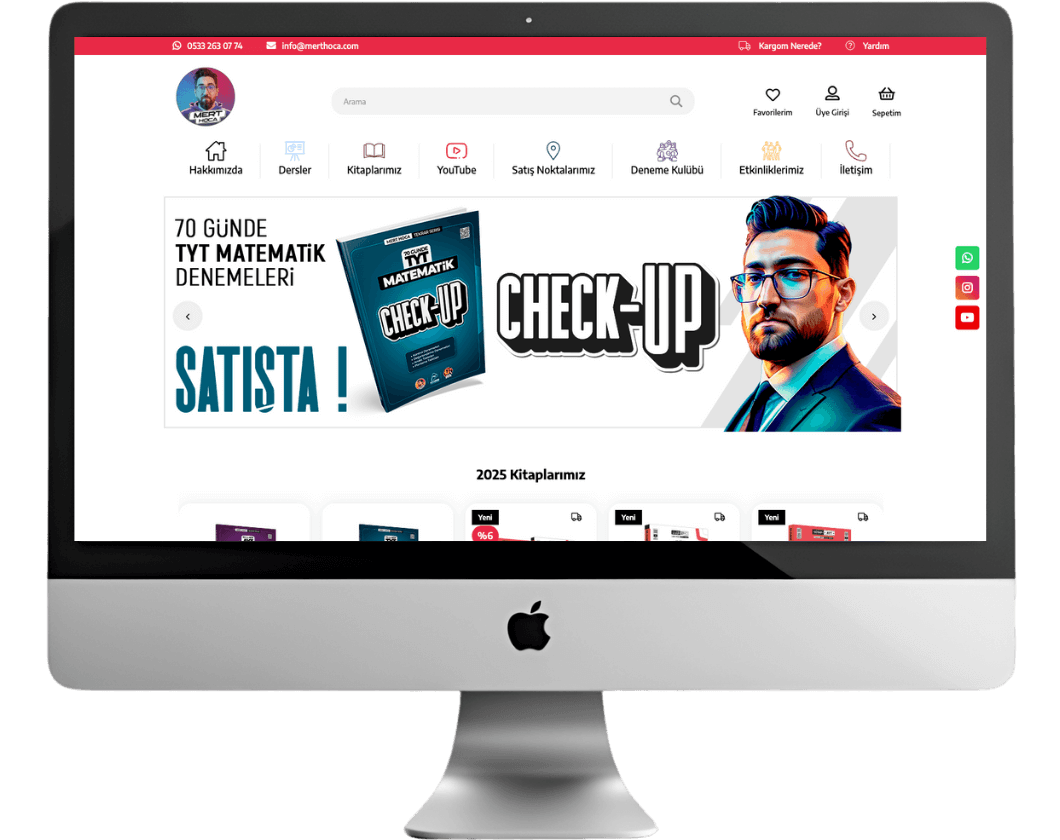 merthoca.com Ticimax site kurulumu
