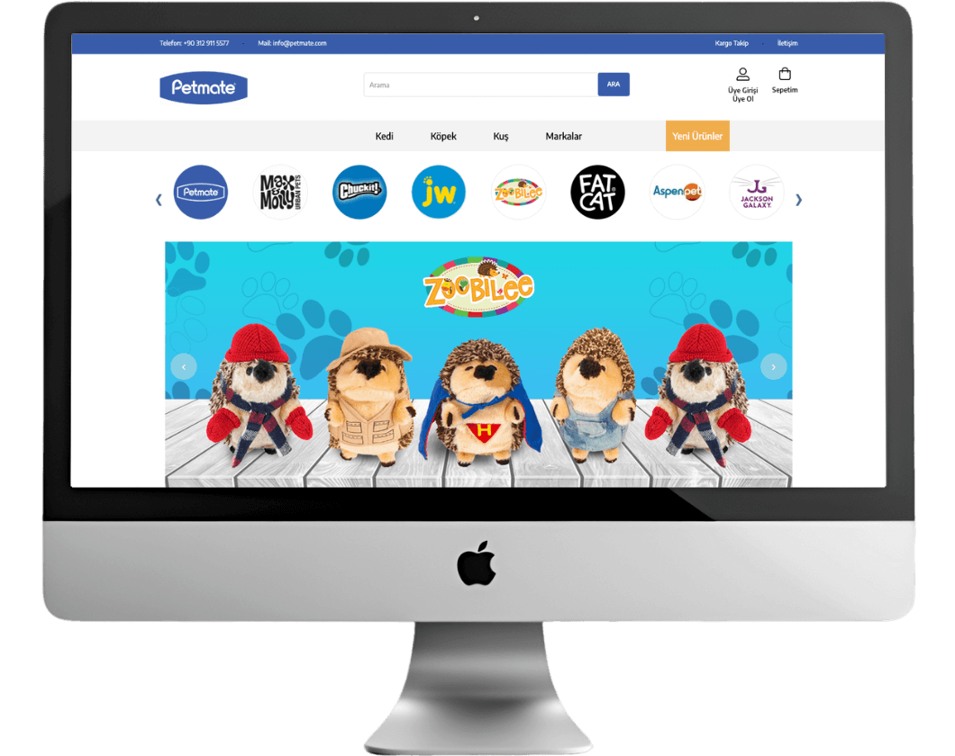 petmate.com.tr Ticimax özel tasarım